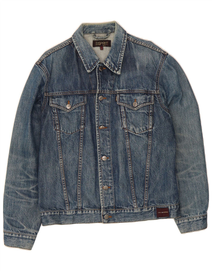 ESPRIT Mens Denim Jacket UK 36 Small Blue Cotton Vintage Esprit and Second-Hand Esprit from Messina Hembry 