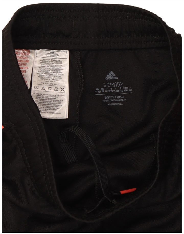 Pantaloni della tuta ADIDAS Aeroready per ragazze 11-12 anni Colorblock nero