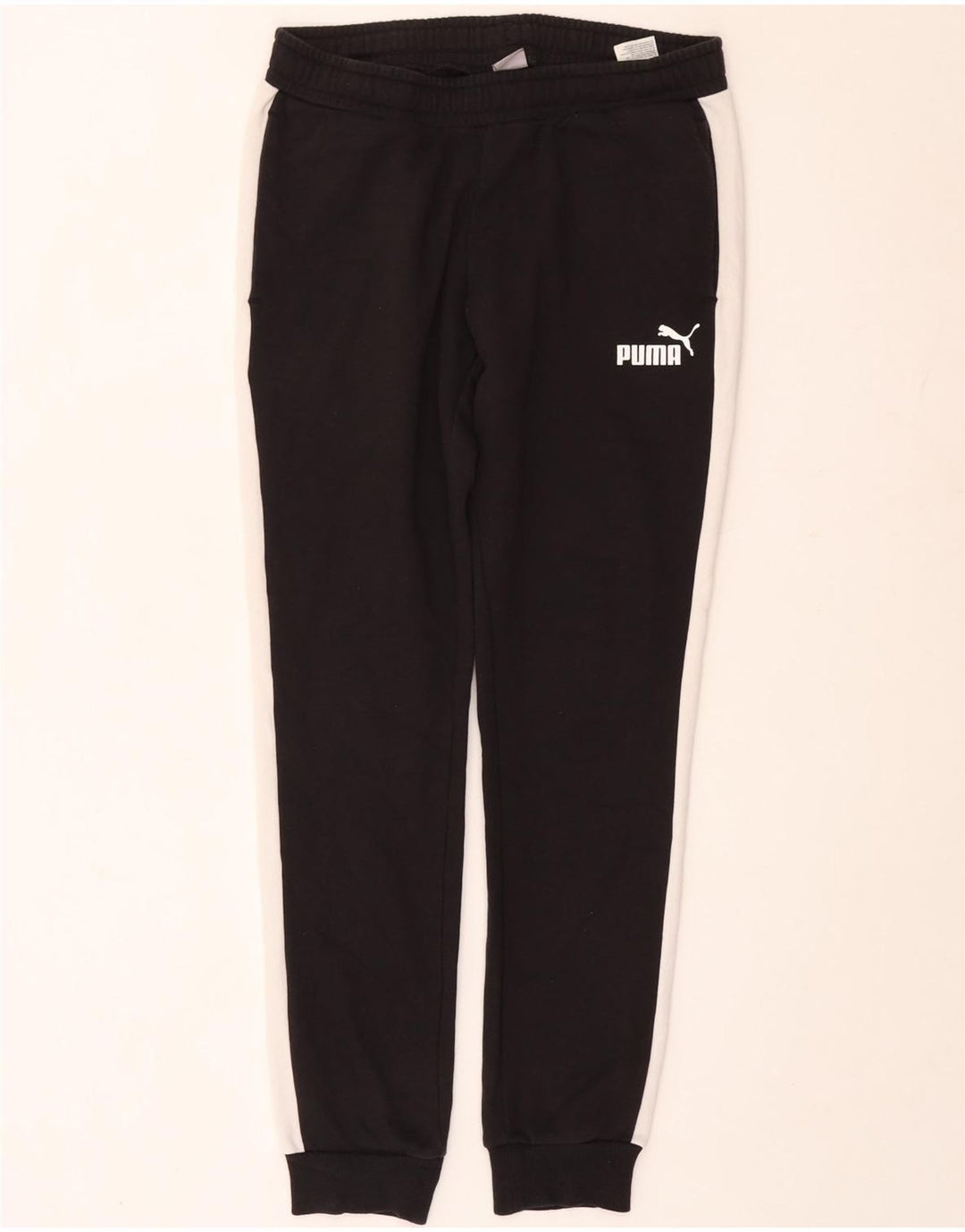 Pantaloni da tuta da uomo Puma Joggers Medium Black Colourblock Cotton
