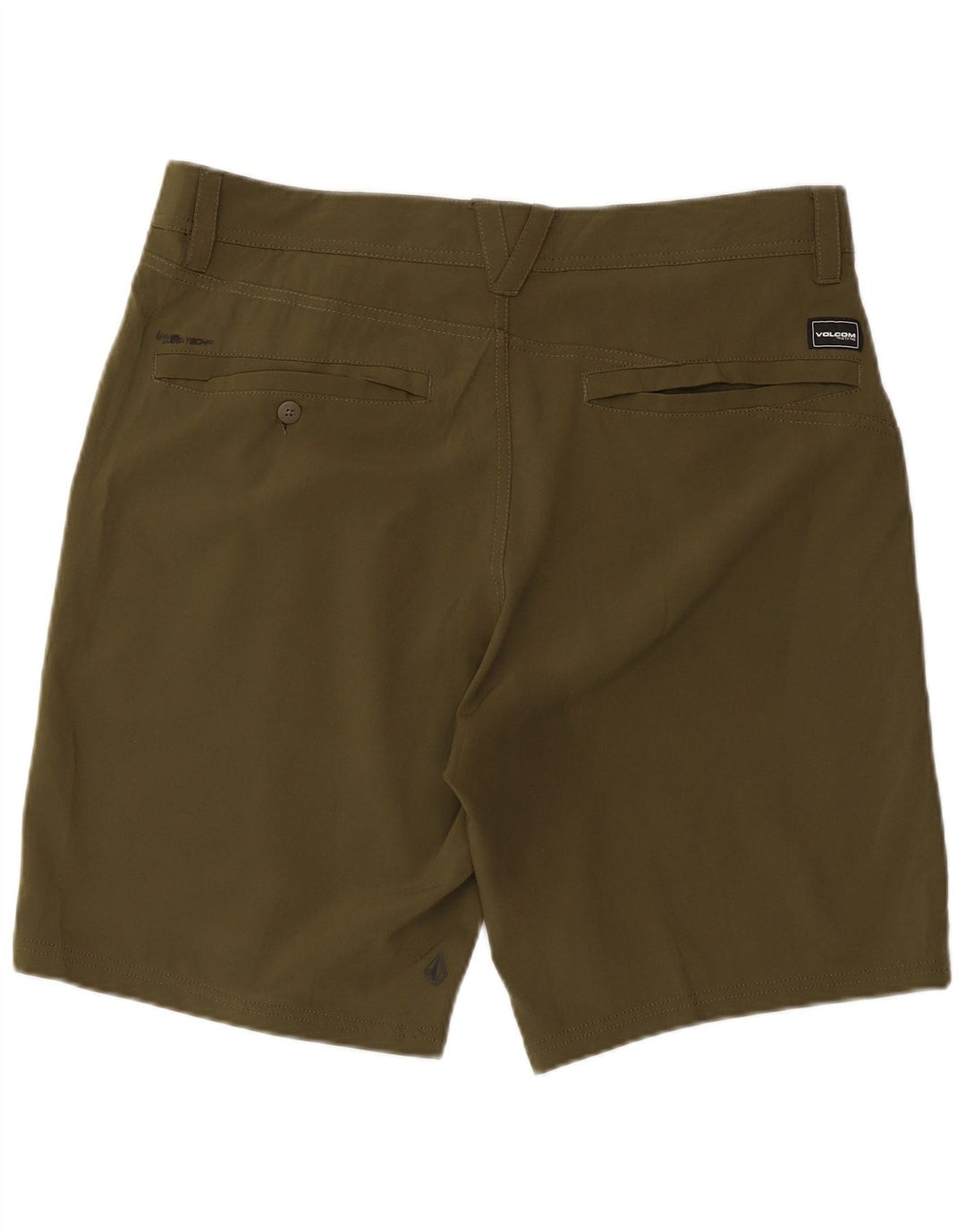 Pantaloncini chino da uomo Volcom grandi in poliestere kaki