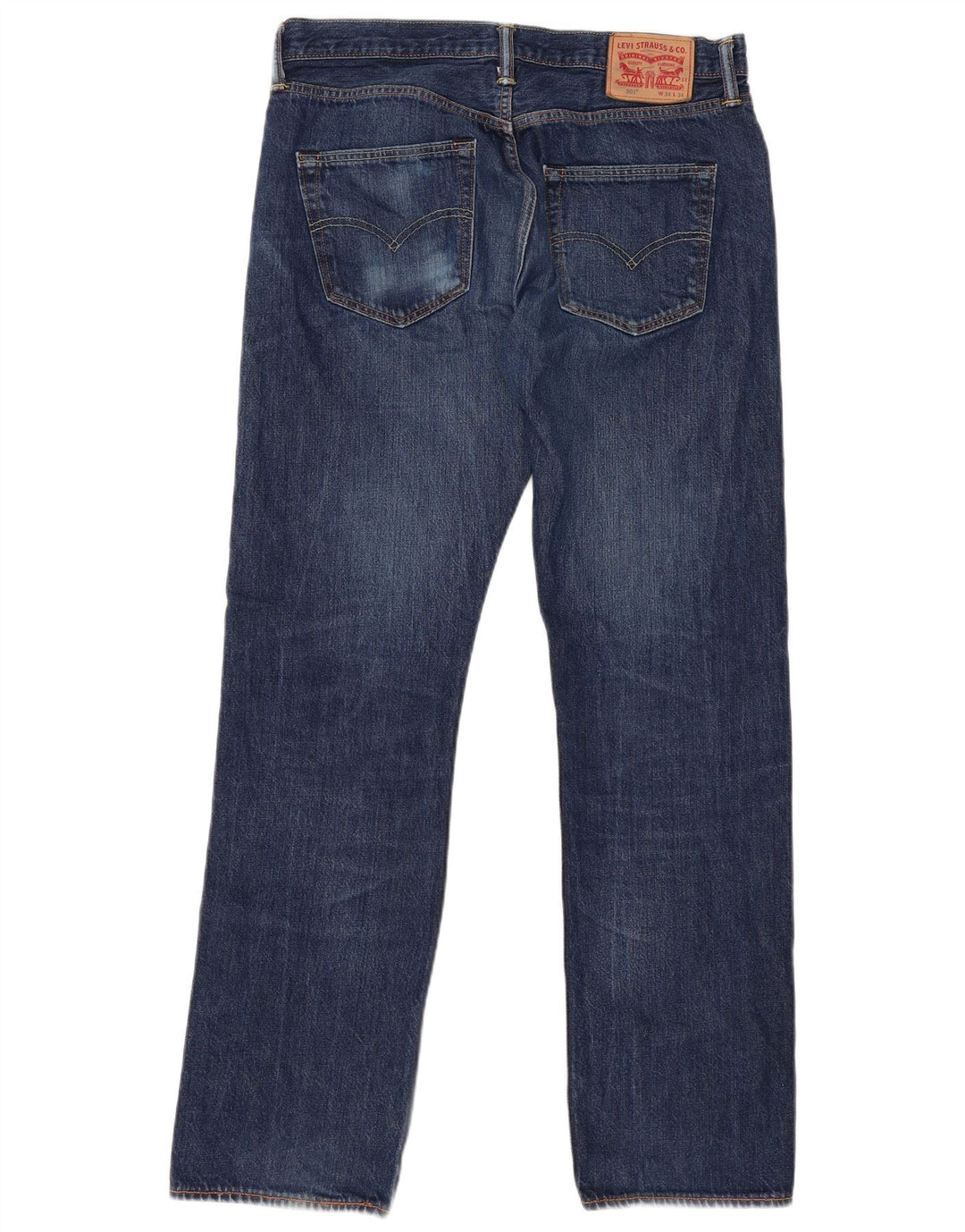 LEVI'S Jeans dritti da uomo 501 W34 L34 Blu