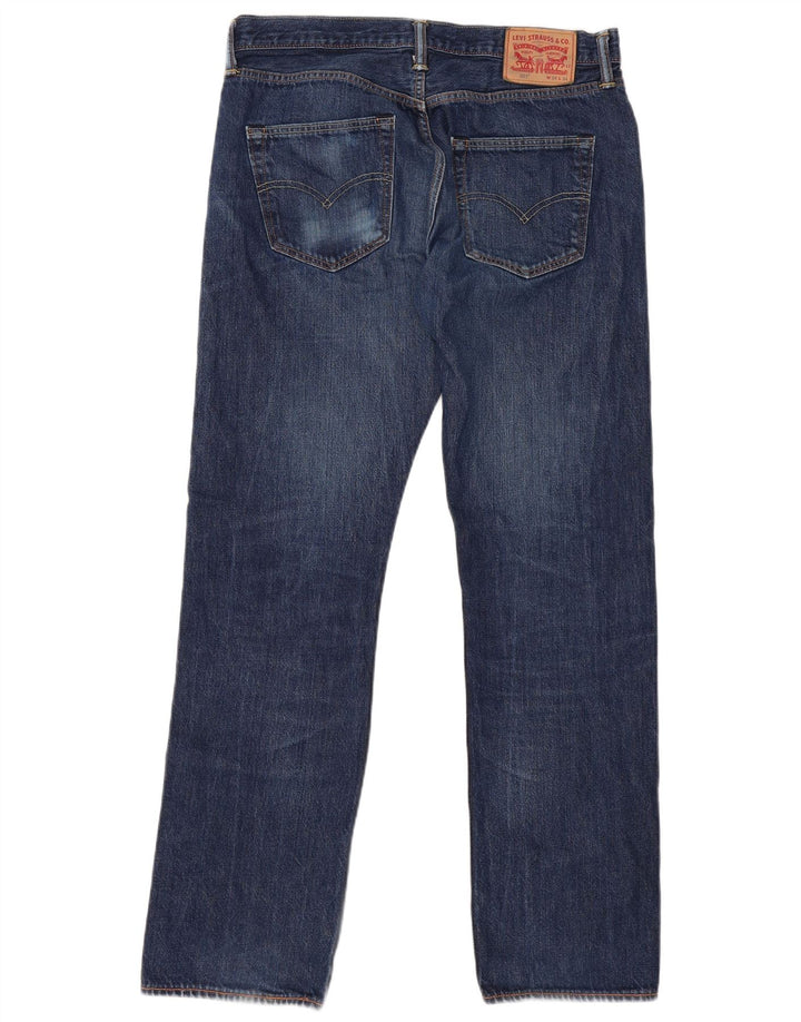 LEVI'S Jeans dritti da uomo 501 W34 L34 Blu