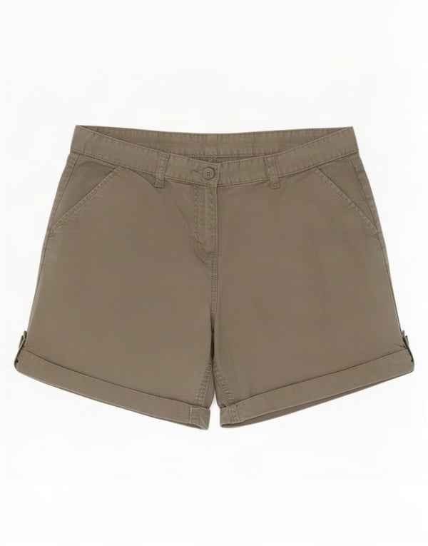 Pantaloncini chino da donna Mountain Warehouse UK 14 Large W32 cotone kaki