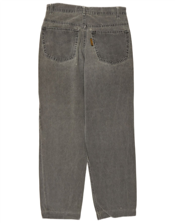 Jeans affusolati da uomo James Dillon IT 46 Small W30 L30 Cotone grigio