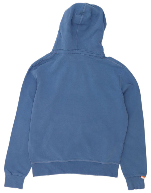Felpa con cappuccio da uomo Superdry 2XL in cotone blu