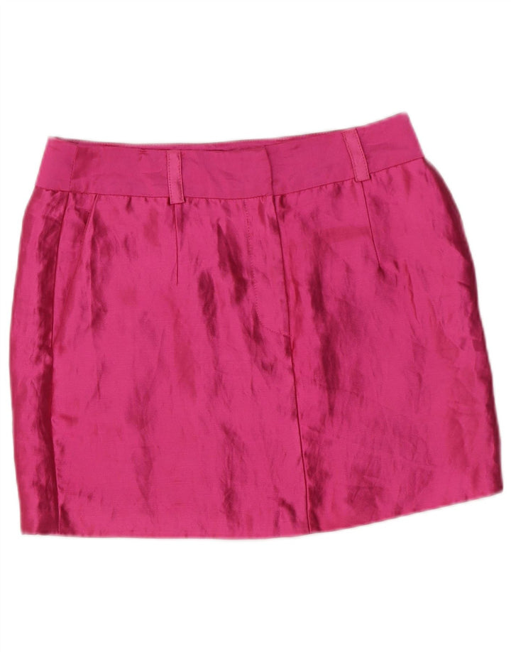Minigonna da donna Topshop UK 10 piccola W30 rosa