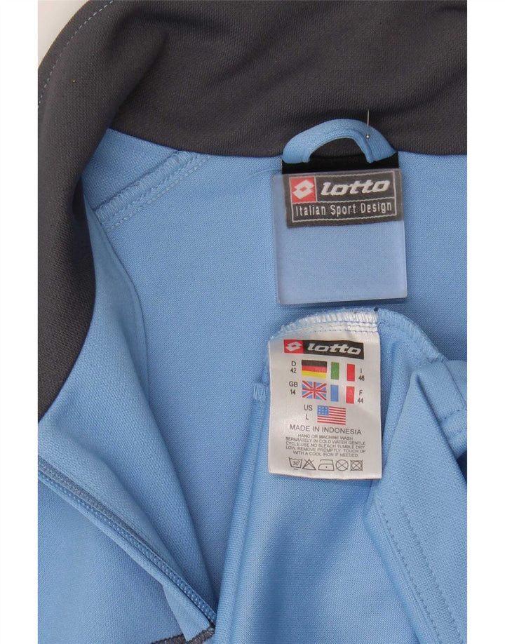 Giacca da tuta da donna Lotto UK 14 Large Blu Poliestere