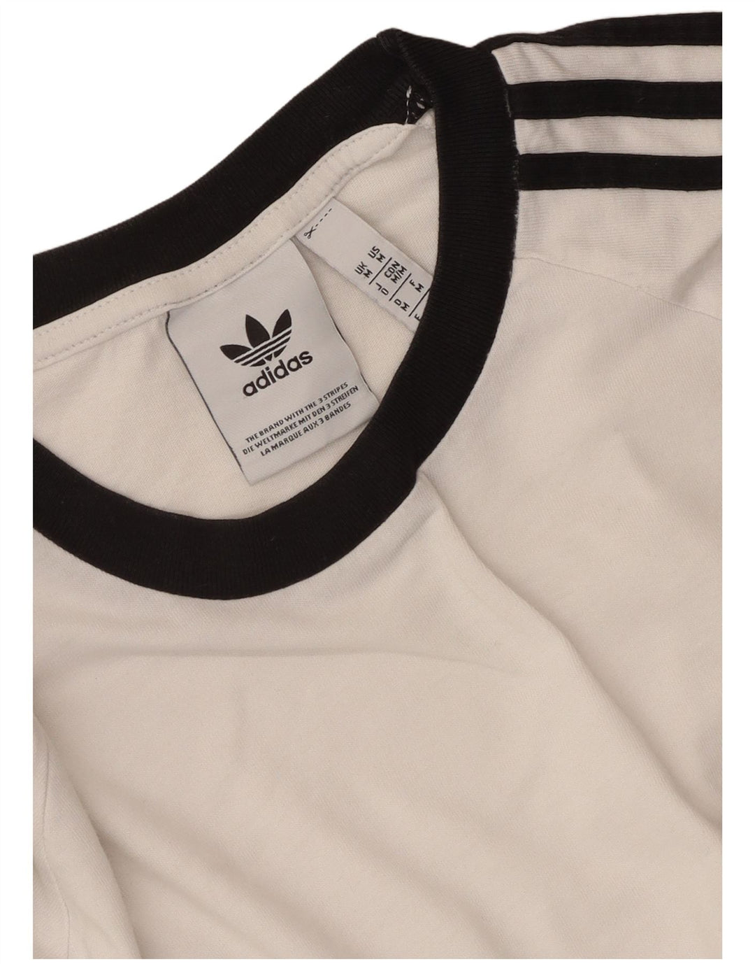 Maglietta ADIDAS da uomo bianca media