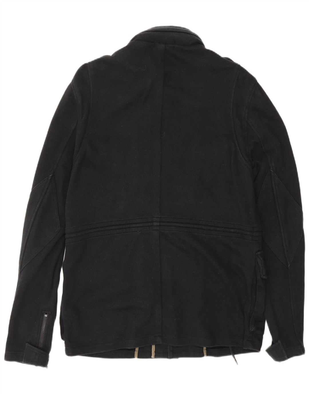 Giacca militare da uomo DKNY UK 38 cotone nero medio