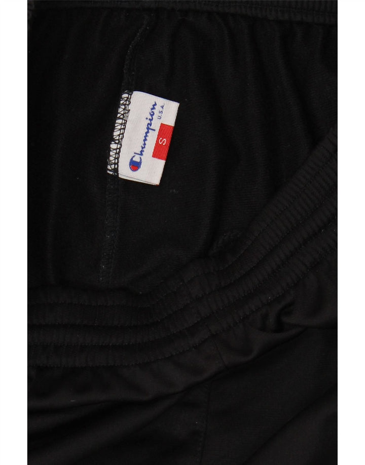 Pantaloncini sportivi grafici da uomo Champion piccoli in poliestere color block nero
