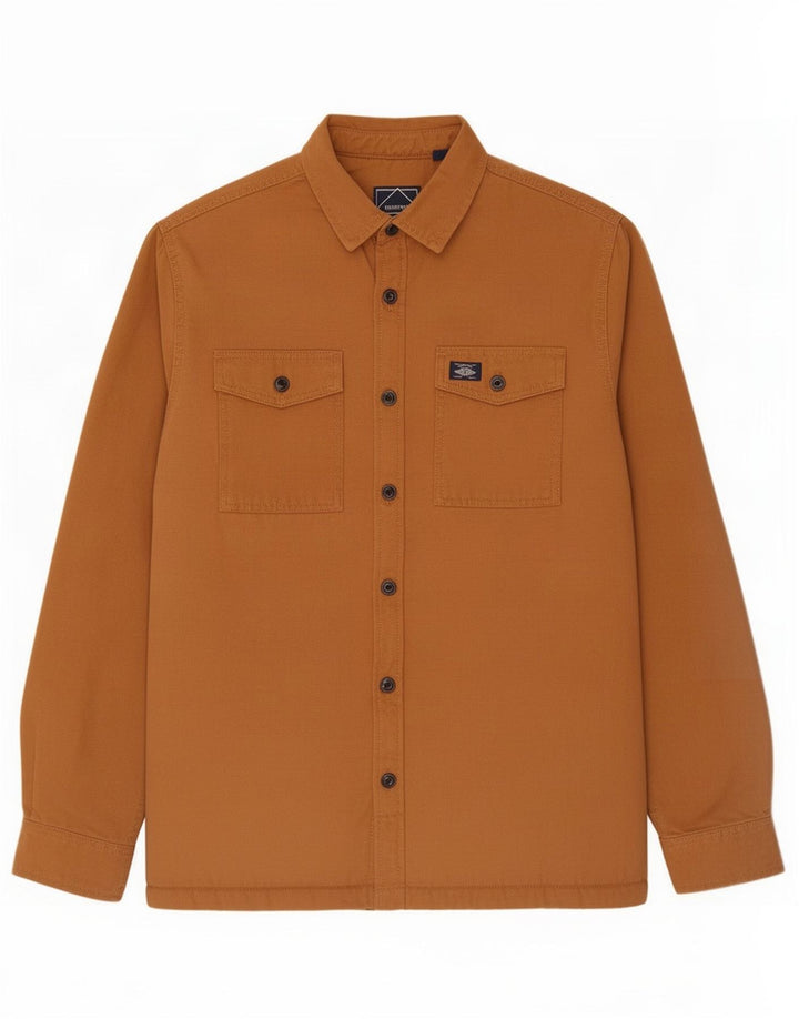 Giubbotto bomber da uomo Superdry UK 38 cotone marrone medio