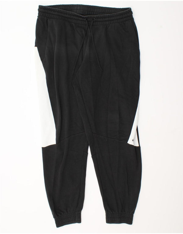 Pantaloni da tuta da uomo Adidas Joggers XL in cotone color block nero