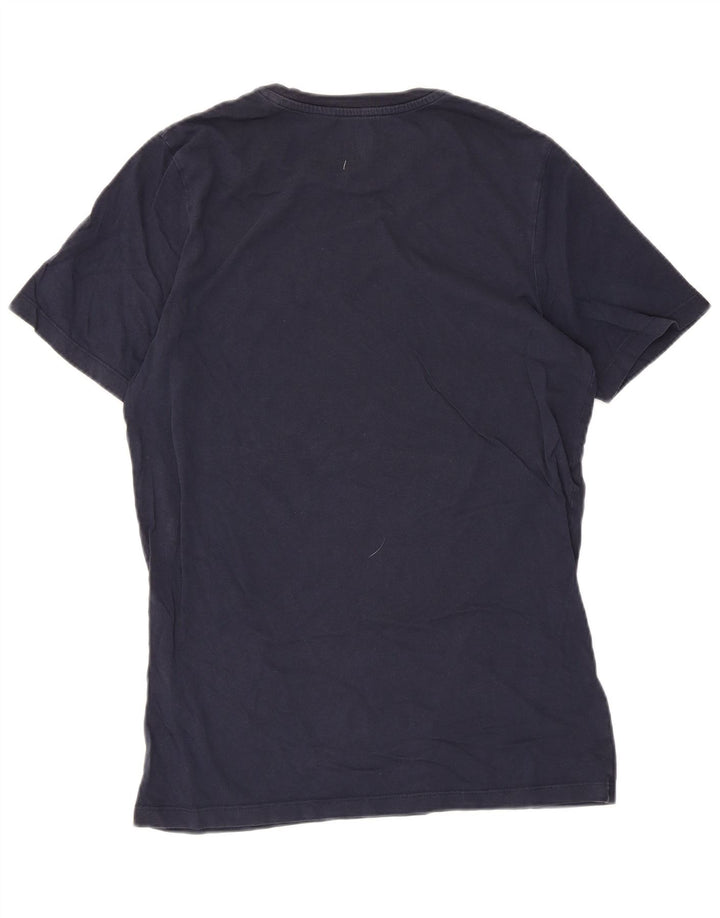 T-shirt grafica da uomo Jack & Jones Top grande blu navy