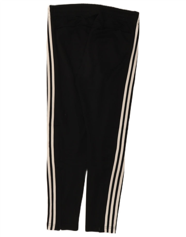 Pantaloni della tuta da donna Adidas UK 10 piccoli poliestere nero
