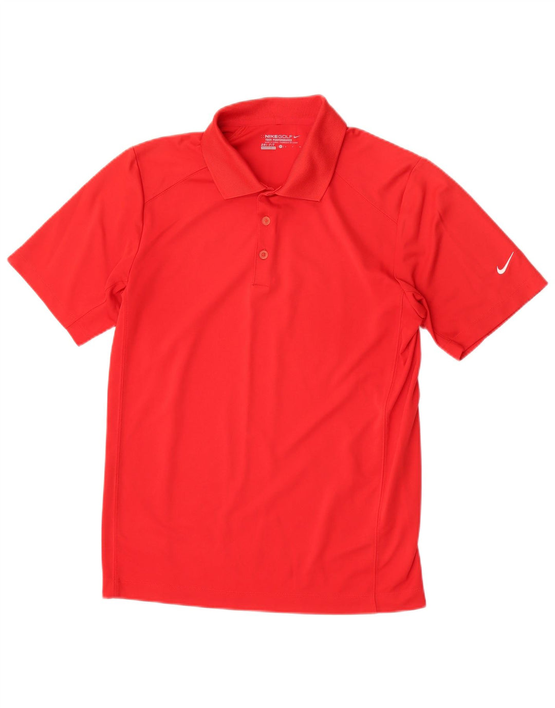 Polo Nike da uomo Dri Fit piccola rossa in poliestere