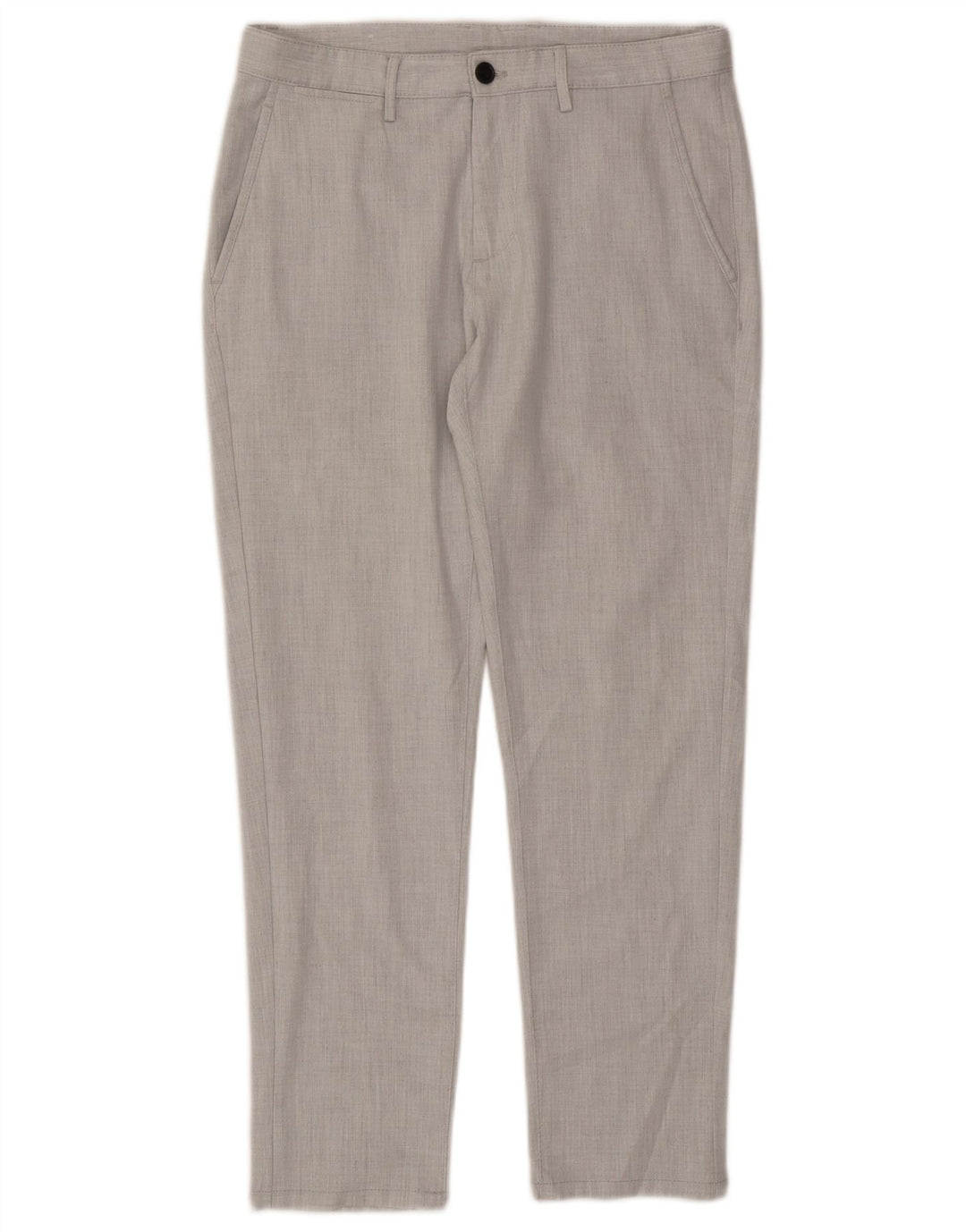 Pantaloni chino slim da uomo Zara EU 40 medio W31 L28 grigio