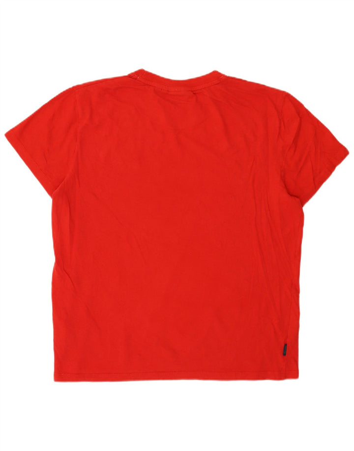 T-shirt da uomo Superdry Top XL in cotone rosso