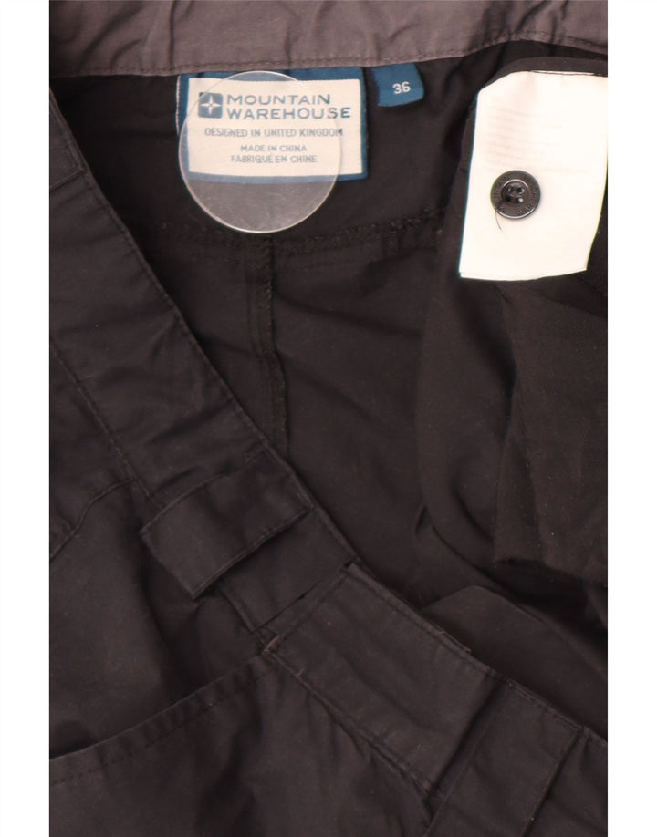 Pantaloni cargo dritti da uomo Mountain Warehouse W36 L31 poliestere nero