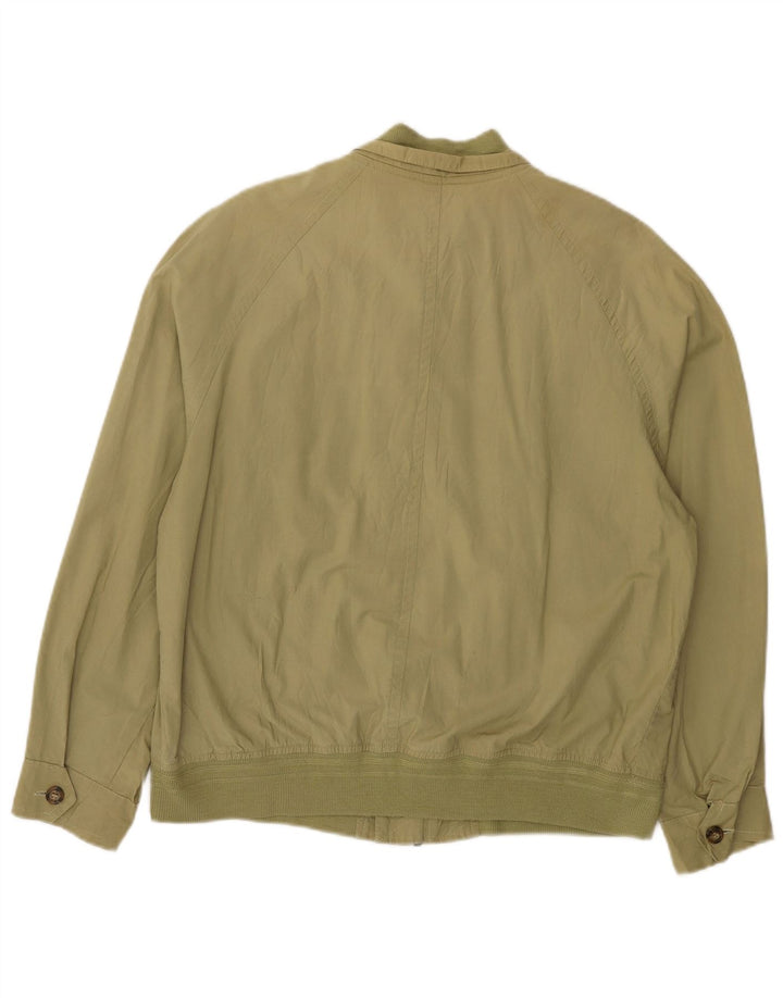 Giubbotto bomber da uomo Green Leaves IT 48 cotone kaki medio
