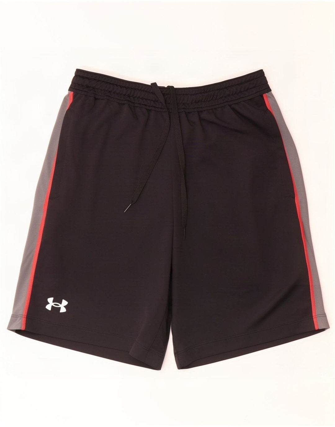 Pantaloncini sportivi da uomo Under Armour, poliestere color block medio nero