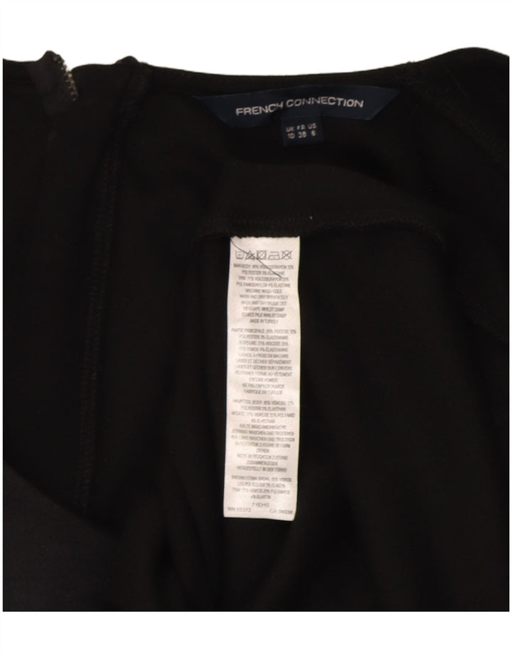Abito aderente da donna French Connection UK 10 Piccolo in viscosa nera