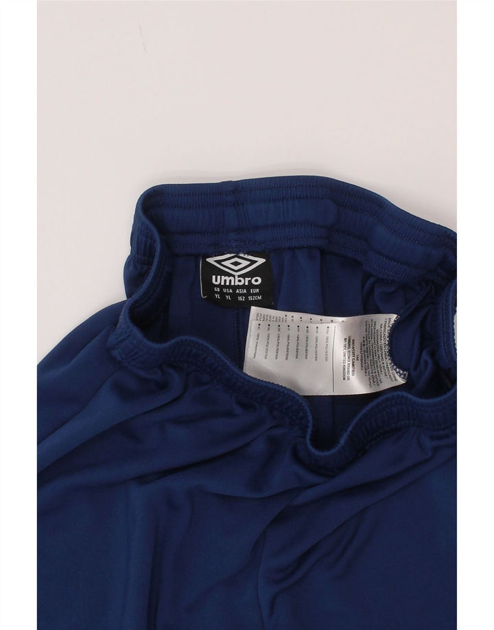 Pantaloncini sportivi da bambino Umbro 11-12 anni Large in poliestere blu navy