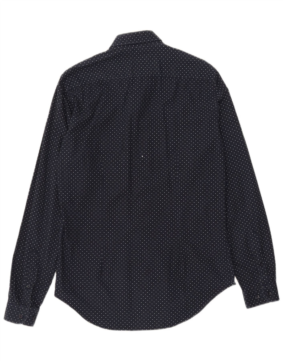 Camicia ZARA da uomo slim fit medio blu navy geometrico