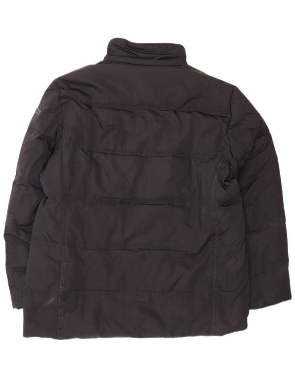 Giubbotto Imbottito Uomo TRUSSARDI JEANS IT 56 3XL Nero Poliestere