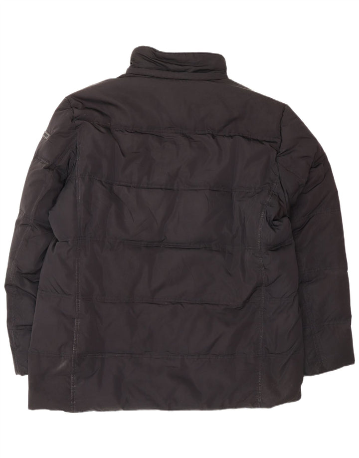 Giubbotto Imbottito Uomo TRUSSARDI JEANS IT 56 3XL Nero Poliestere