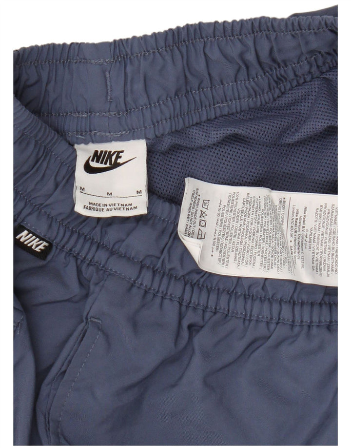 Pantaloncini da bagno Nike da uomo in poliestere blu medio