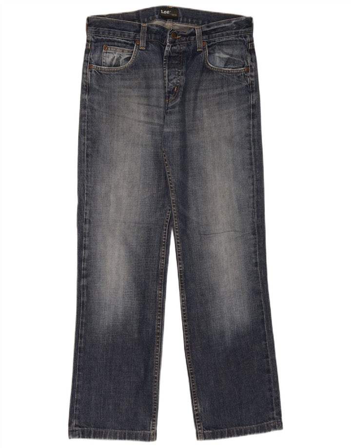 Jeans dritti da uomo LEE Seattle W33 L31 in cotone blu