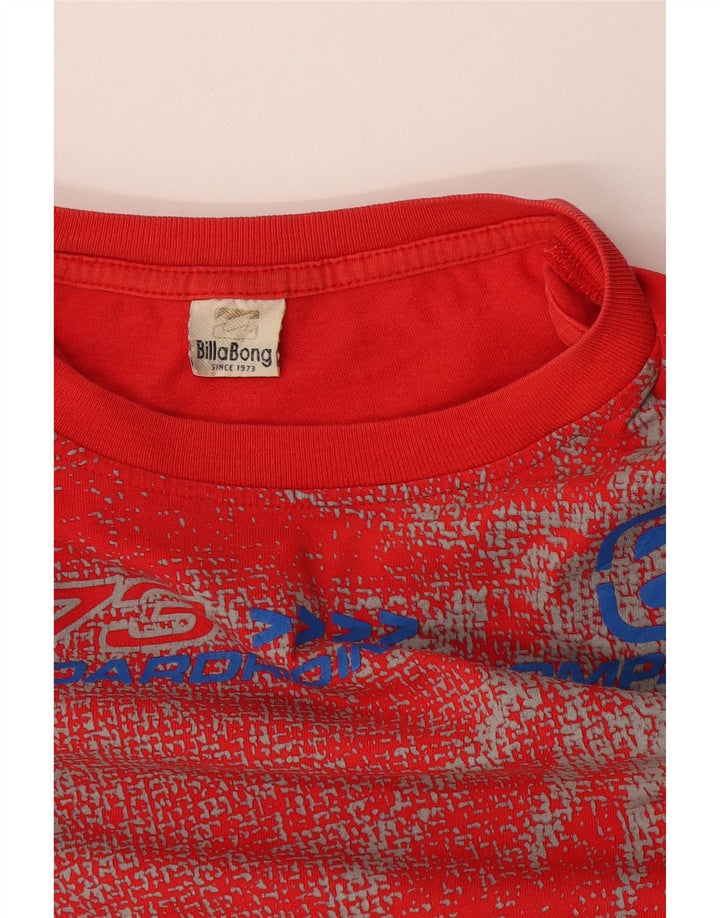 Maglietta grafica da uomo Billabong Top XL Rossa