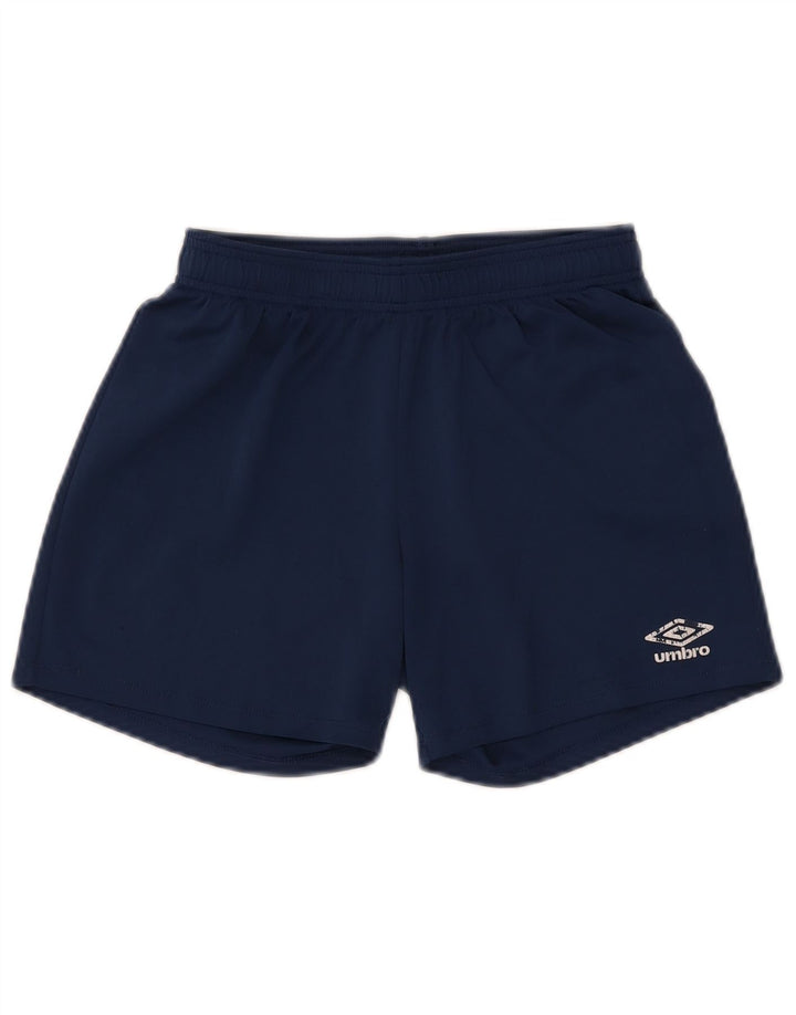 Pantaloncini sportivi da bambino Umbro 11-12 anni in poliestere blu navy