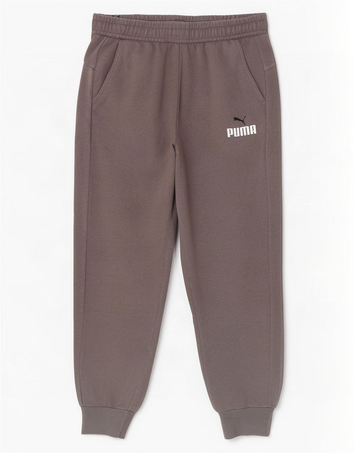 Pantaloni da tuta da uomo Puma Joggers in cotone grigio medio