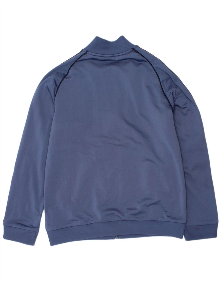 Giacca Top della tuta da ragazzo Adidas 9-10 anni in poliestere blu