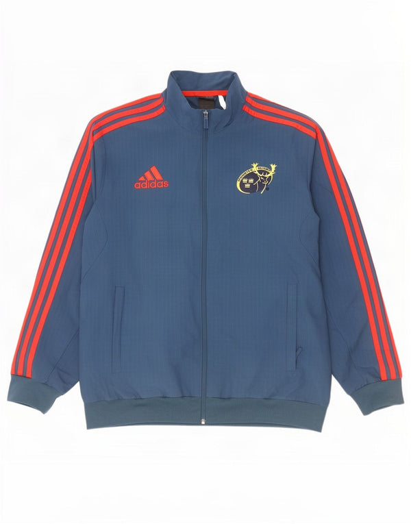 Giacca da allenamento da uomo Adidas Munster Rugby UK 42/44 grande blu