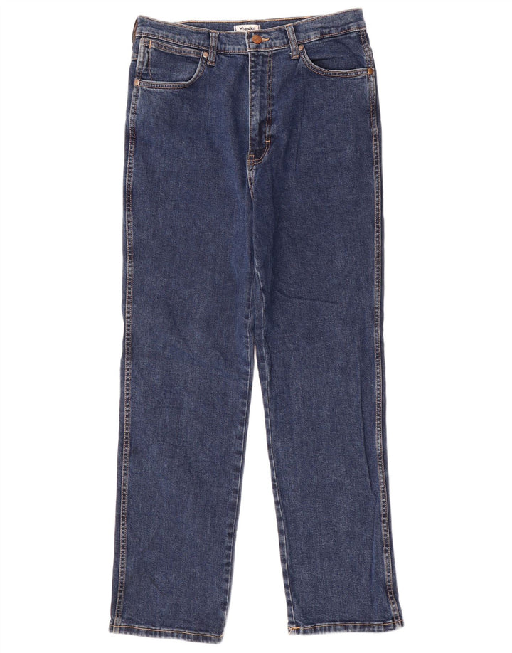 Jeans dritti da uomo Wrangler Wild West W31 L30 cotone blu