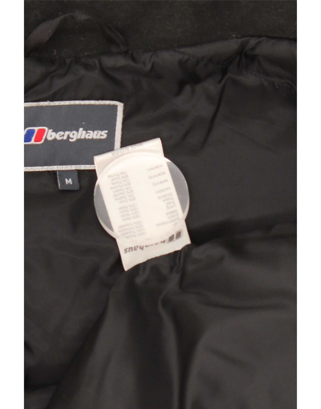 Gilet imbottito da uomo Berghaus UK 38 medio poliestere nero