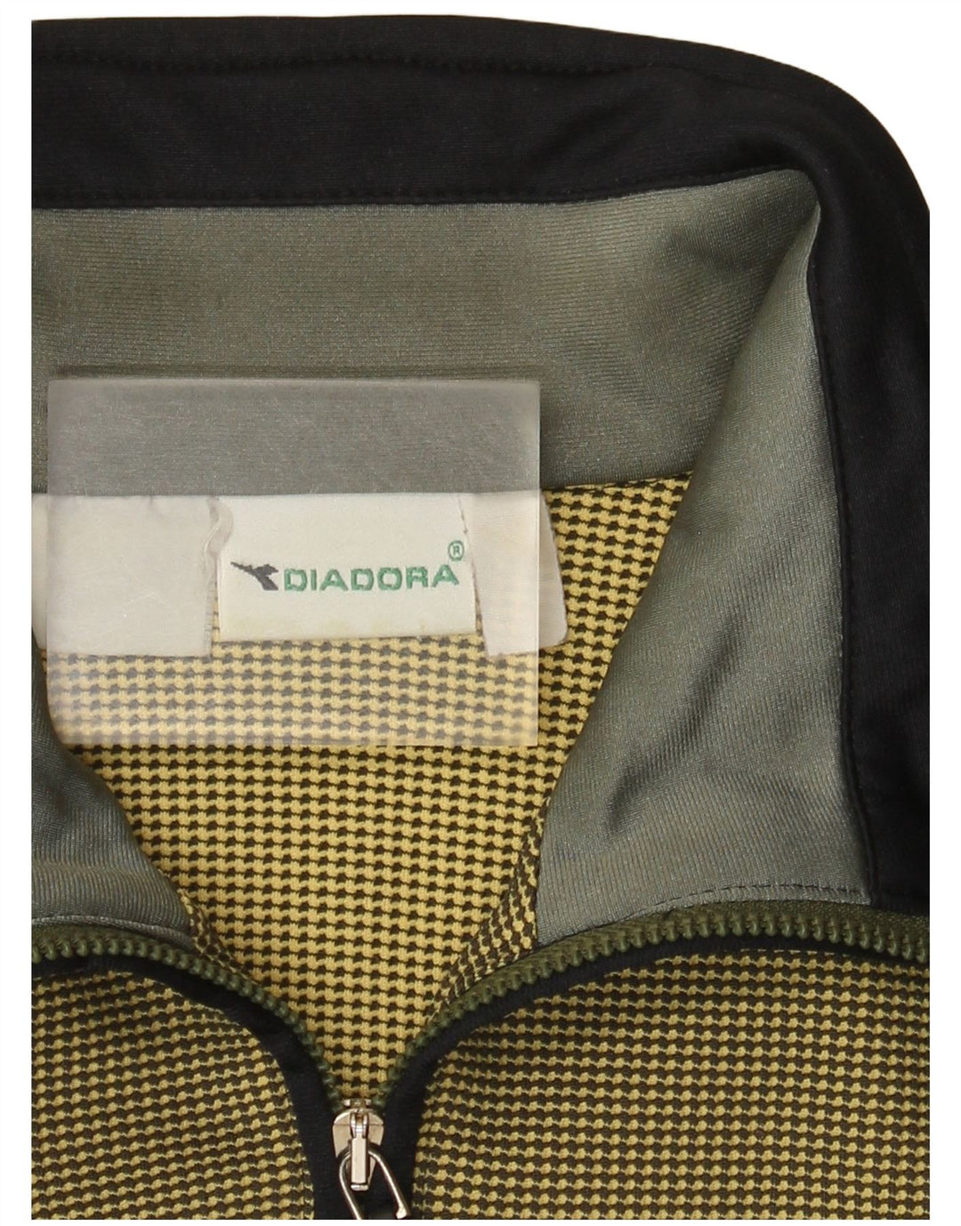 Giacca da tuta da uomo Diadora Medium Khaki Colourblock