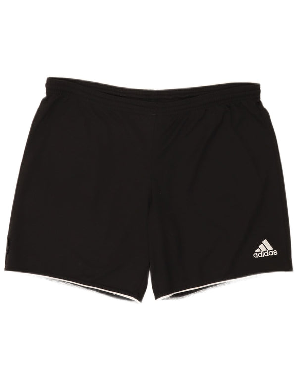 Pantaloncini sportivi Adidas Climalite da uomo medio poliestere nero
