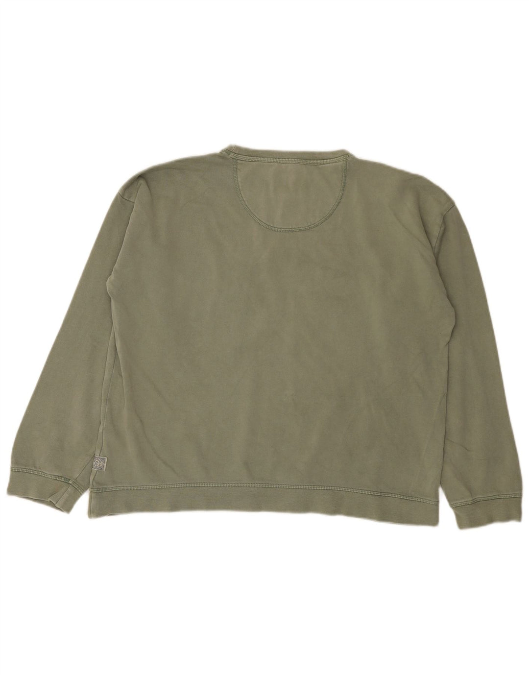 Felpa da donna Fat Face Maglione UK 14 Grande cotone kaki