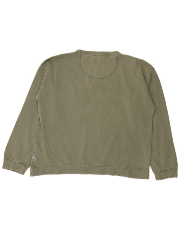Felpa da donna Fat Face Maglione UK 14 Grande cotone kaki