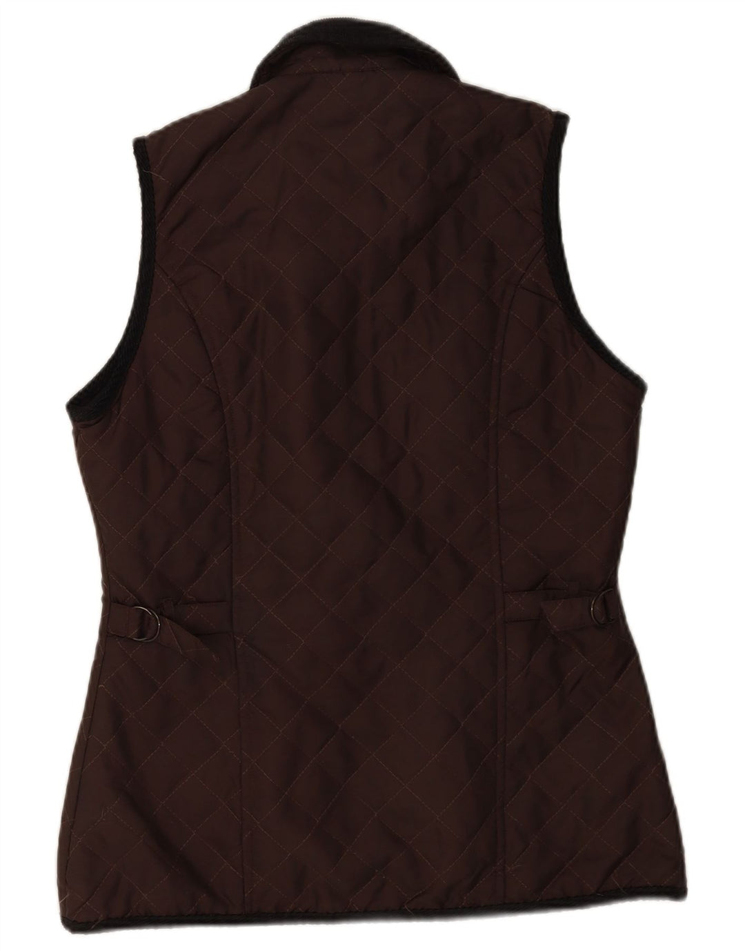 Gilet trapuntato da donna Sud Express UK 14 nylon marrone medio