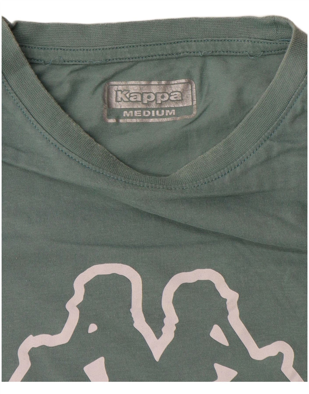 T-shirt grafica da donna Kappa Top UK 14 verde medio