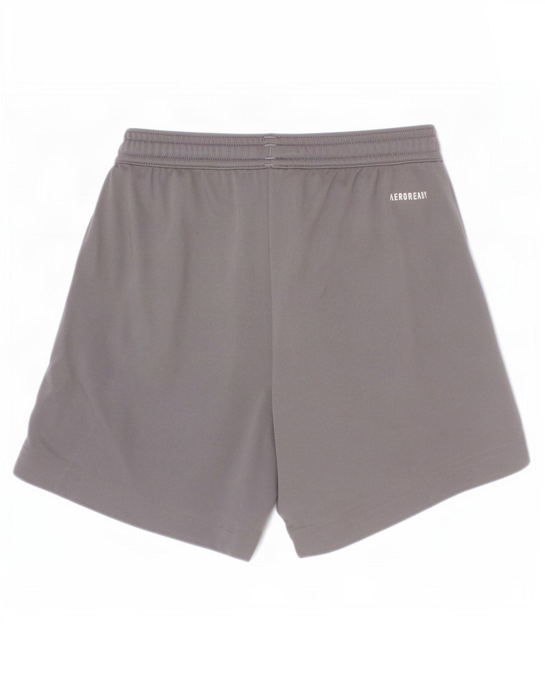 Pantaloncini sportivi Adidas Aeroready da ragazzo 7-8 anni in poliestere grigio