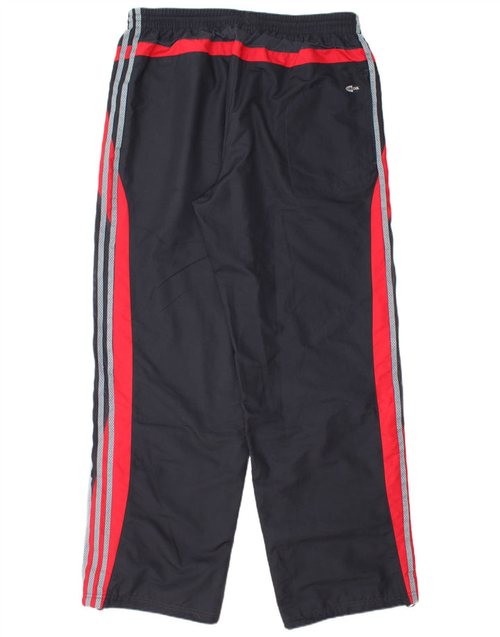 Pantaloni da tuta Adidas Climacool da uomo grandi in poliestere color block nero