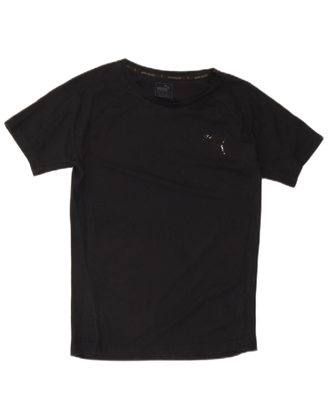 T-shirt da uomo Puma Top Small in cotone nero