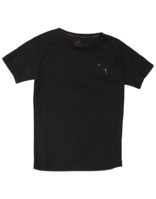 T-shirt da uomo Puma Top Small in cotone nero