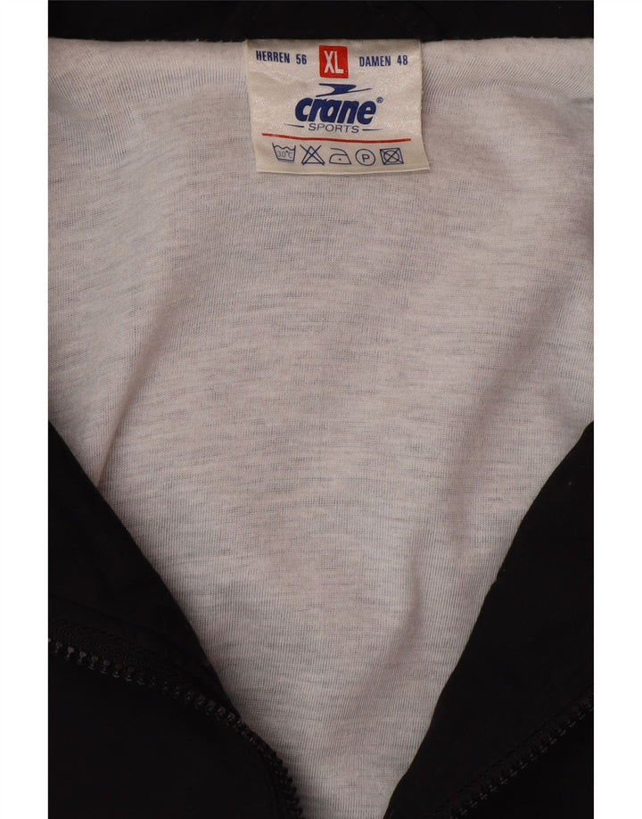 Giacca da tuta da uomo vestibilità ampia CRANE XL poliestere color block nero