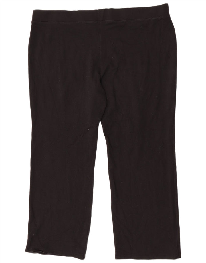 Leggings da donna Marks & Spencer UK 24 4XL Cotone nero